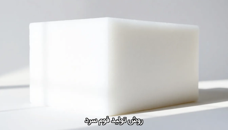 Cold foam production method روش تولید فوم سرد