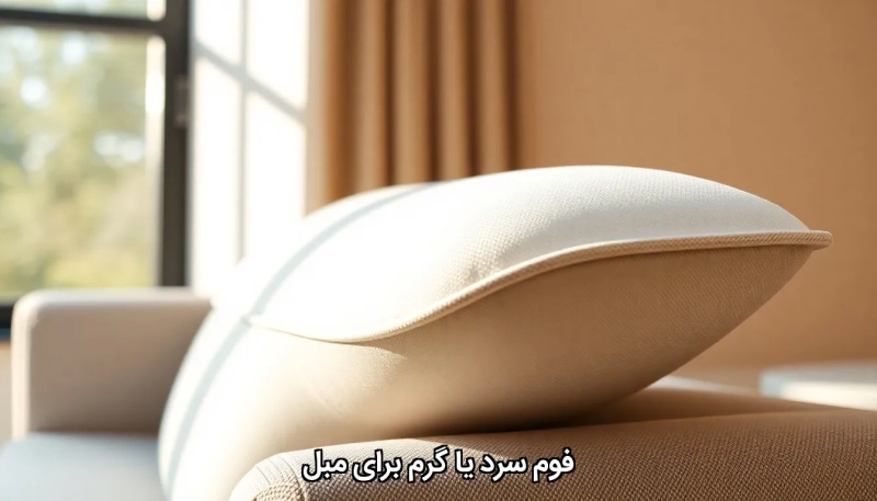 Cold or hot foam for sofa فوم سرد یا گرم مبل
