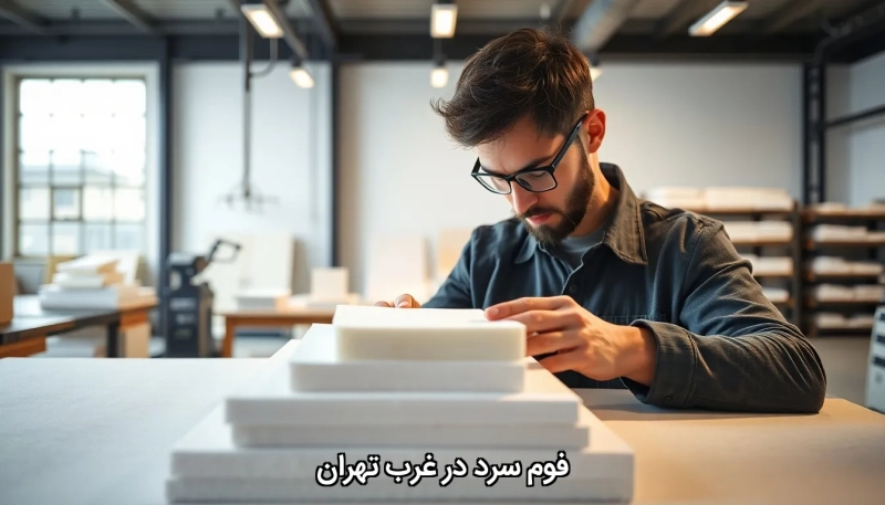Cold foam in west Tehran فوم سرد در غرب تهران